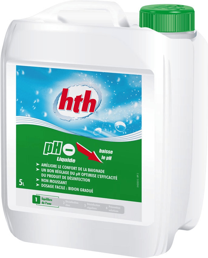 HTH pH moins à 54 % 5 L