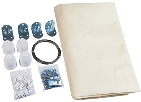 Windhager Voile solaire 270 x 140 cm blanc crème