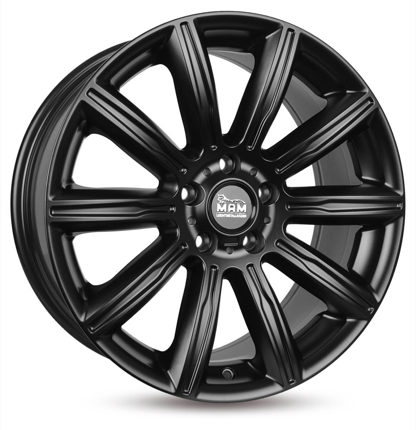 MAM 7N (8x18) matt black painted