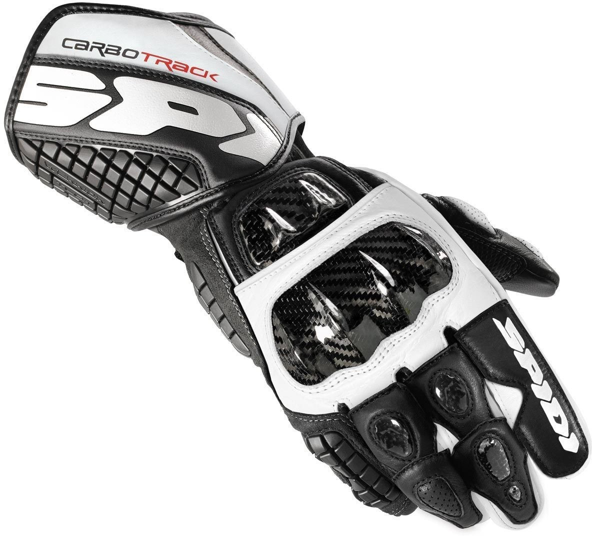Spidi Gants Carbo Track noir/blanc