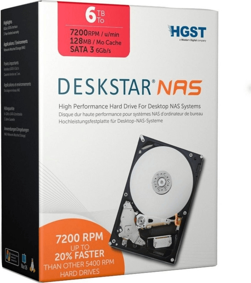 HGST Deskstar NAS SATA 6TB (H3IKNAS600012872SWW/0S04007)