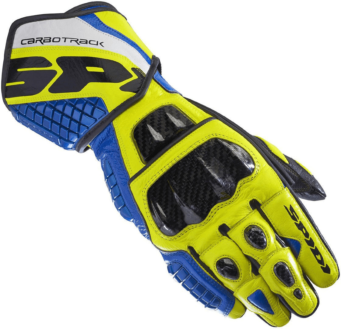 Spidi Gants Carbo Track Replica bleu/jaune