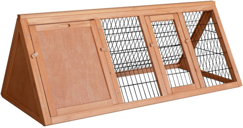 Wiltec Clapier à lapin en bois d'épicéa (51064)