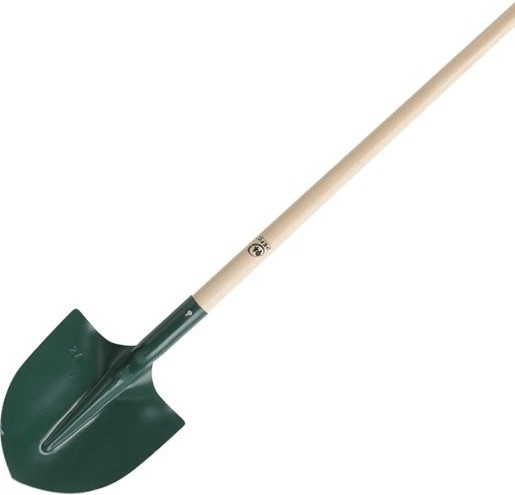 Leborgne Pelle ronde 29 cm manche bois