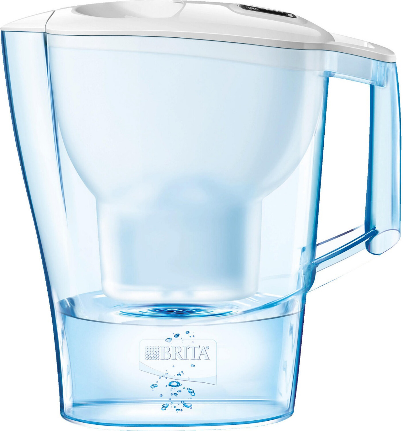 Carafe filtrante bleu 2,4L dont 1,4L d'eau filtrée avec une 1