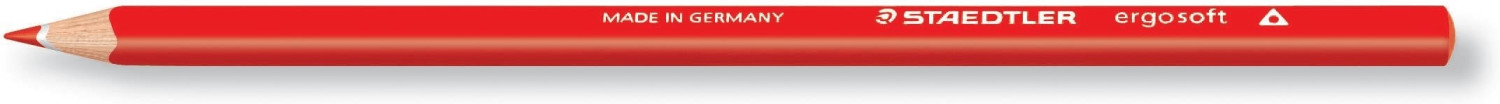 Staedtler Crayon de couleur ergosoft rouge