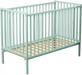 Combelle Lit Rémi 60 x 120 laqué vert mint