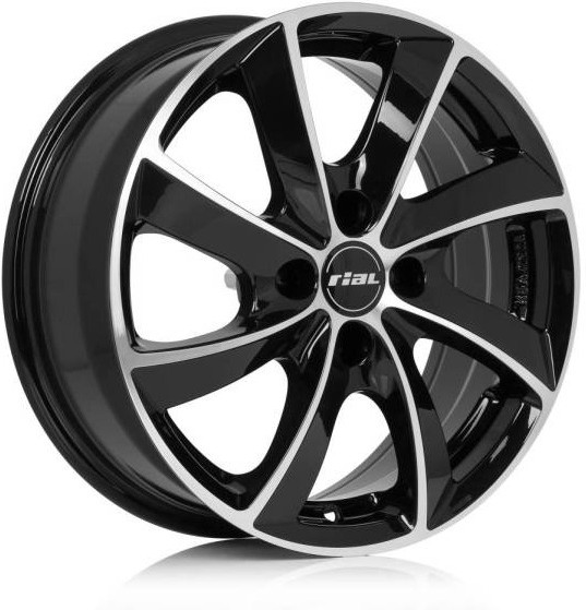 RIAL Lugano (7,5x16) diamond black front polished