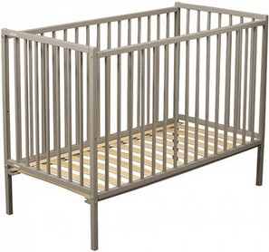 Combelle Lit Rémi 70 x 140 laqué gris clair