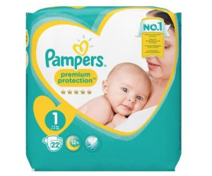 Pampers - 22 Couches Pampers Premium Protection, Taille 0, - de 3kg