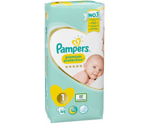 Pampers Couches bébé Taille 1 (2-5Kg) premium protection x44 