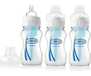 Dr. Browns Natural Flow BPA Free Bottle 240ml (3 Pack)
