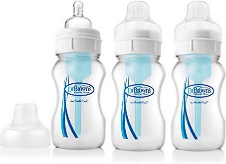 Dr. Browns Natural Flow BPA Free Bottle 240ml (3 Pack)