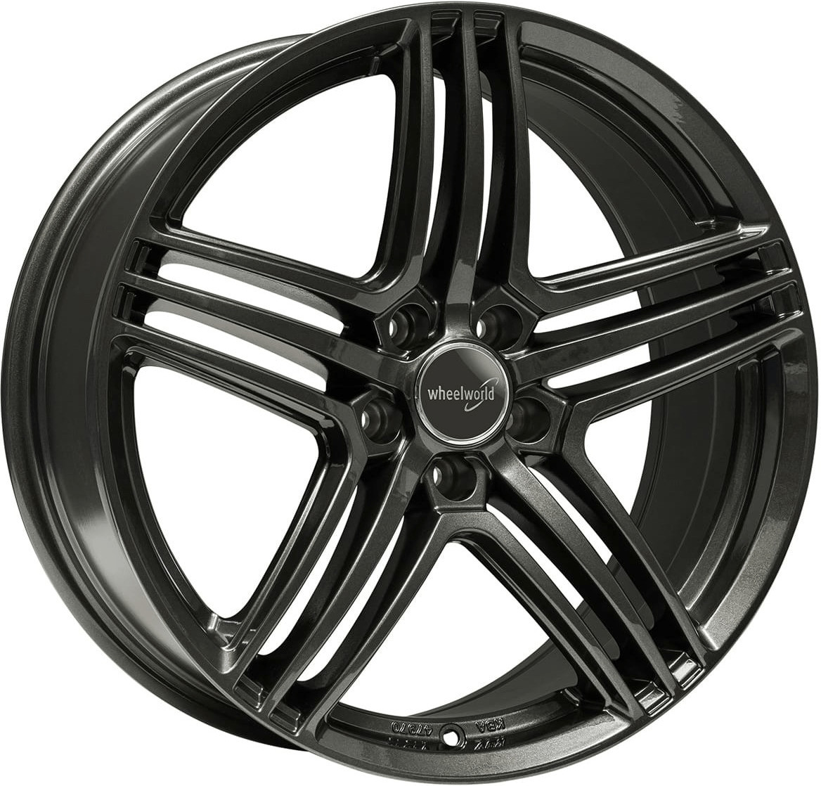 Wheelworld WH12 (7.5x17) dark gunmetal painted