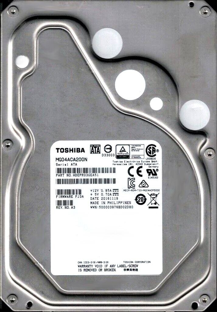 Toshiba SATA 2 To (MG04ACA200N)