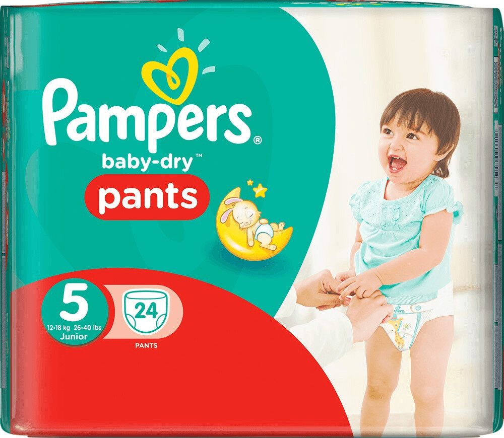 Soldes Pampers Baby Dry Pants Gr. 5 (12-17 kg) 2024 au meilleur
