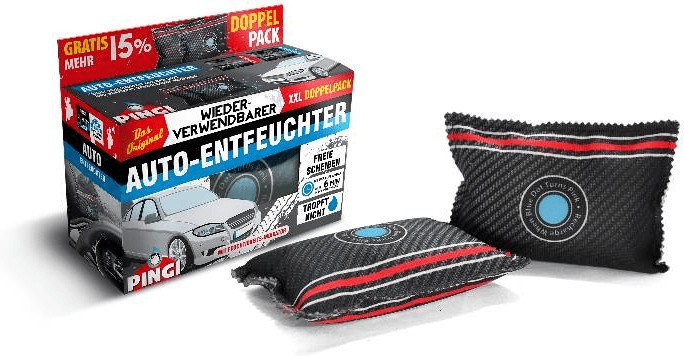 Pingi Déshumidificateur voiture et maison 2 x 350 g