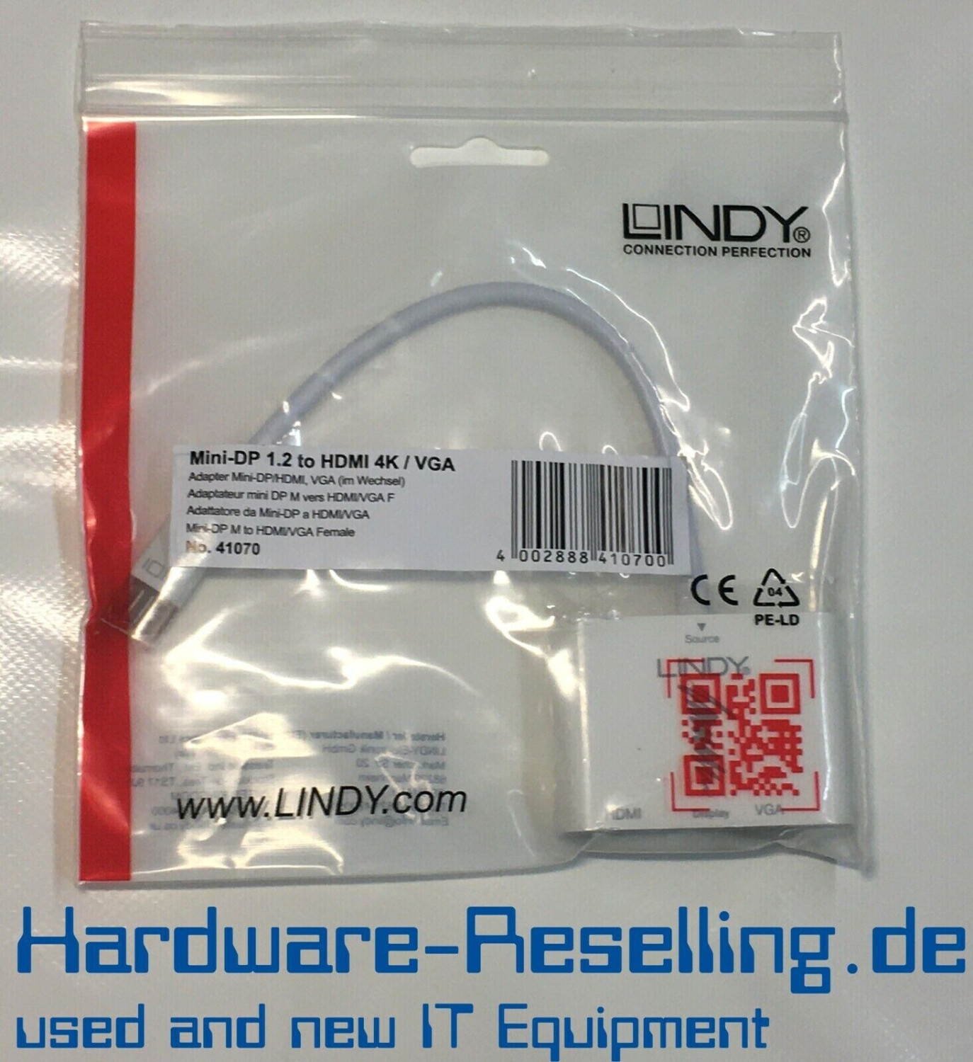 Photos - Cable (video, audio, USB) Lindy 41070 