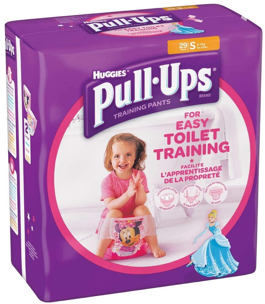 Huggies Pull-Ups fille taille S 29 couches