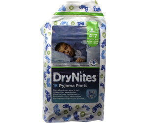 Huggies DryNites Boys Pyjama Pants 10'S Age 4-7 x3