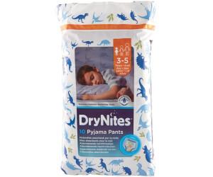 Huggies - Pack de 4 - DryNites Couche de Nuit pour Fille 3-5 Ans 16-23 kg x  16 Couches
