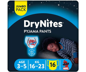 Couches pour Incontinence DryNites Pyjama Pants 8-15 Ans (9 uds) l Acheter  à prix de gros