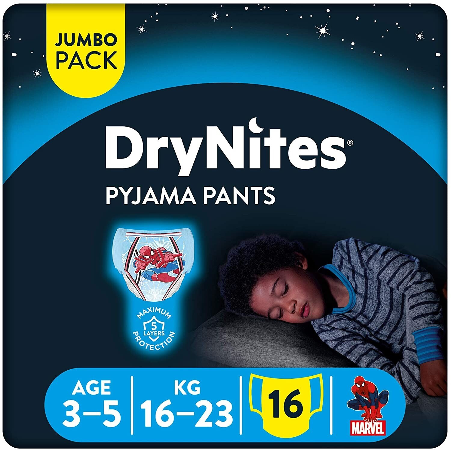 Huggies DryNites garçon 3-5 ans 16 couches