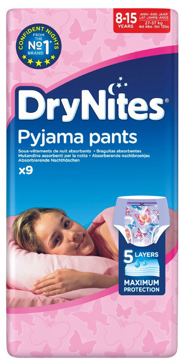 Huggies DryNites Calzoncillos absorbentes para niño, clínicamente probado  con 5 capas de protección nocturna, Talla 4-7 Niño (Paquete de 4) :  : Bebé