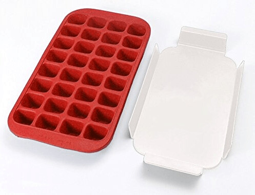 Lékué Ice cube mould red