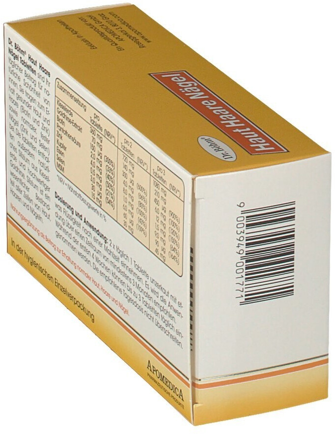 Dr. Böhm Haut Haare Nägel Tabletten (60 Stk.) ab 12,20