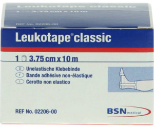 NEU Sporttape 50% Rabatt 12 Rollen BSN Original Leukotape 3,75 cm x 10 m blau 