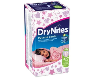 Huggies DryNites Pantalones de Noche Girl 4-7 años, 10 unidades :  : Bebé