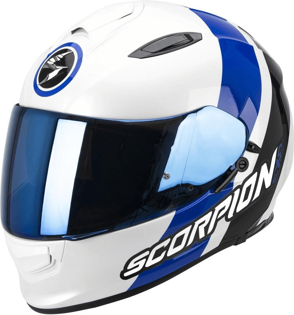 Scorpion Exo-510 Air Hero blanc/bleu