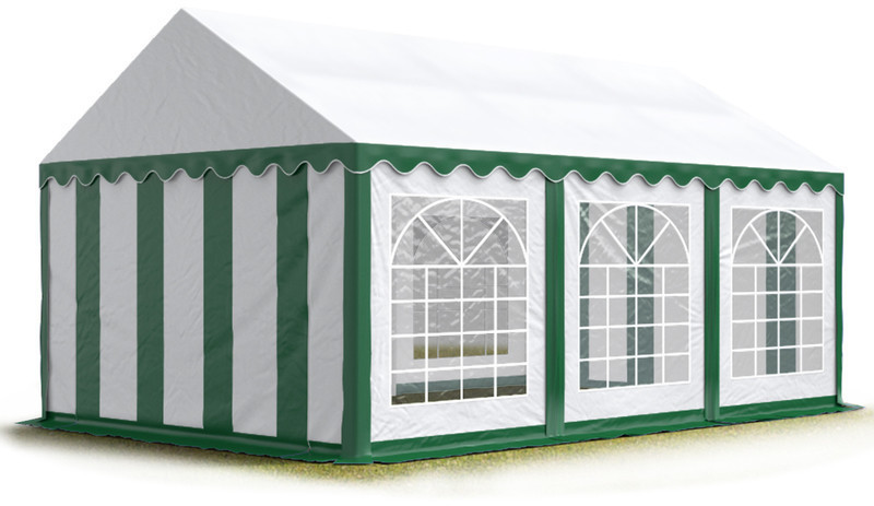 Toolport Tente de réception Economy 3 x 6 m blanc/vert