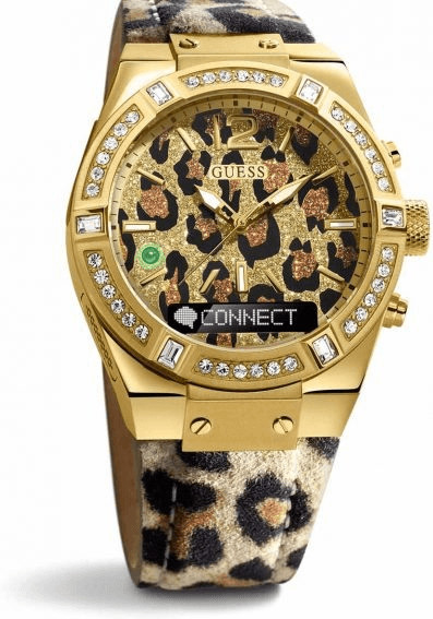 Guess Connect 41mm imprimé animal (C0002M6)