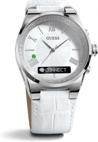 Guess Connect 43mm blanc (C0002MC1)