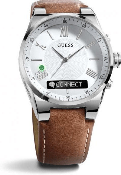 Guess Connect 43mm marron (C0002MB1)