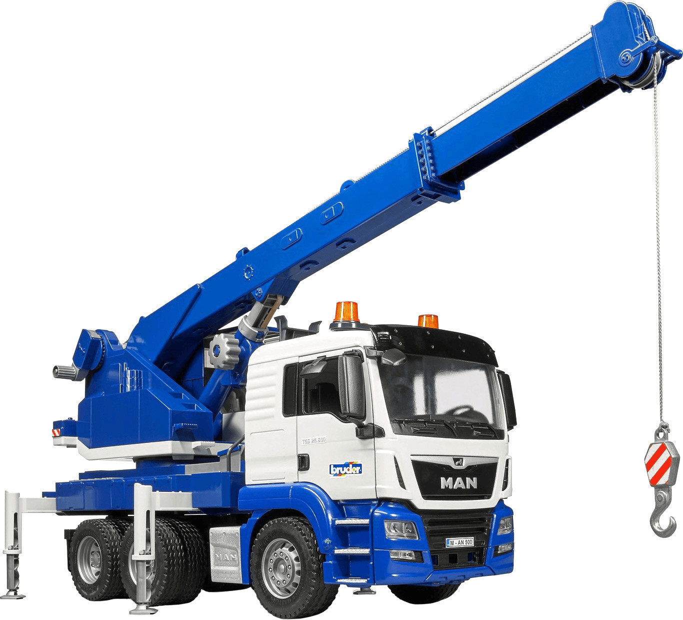 Bruder Camion grue MAN TG6 avec son et lumière (03770)
