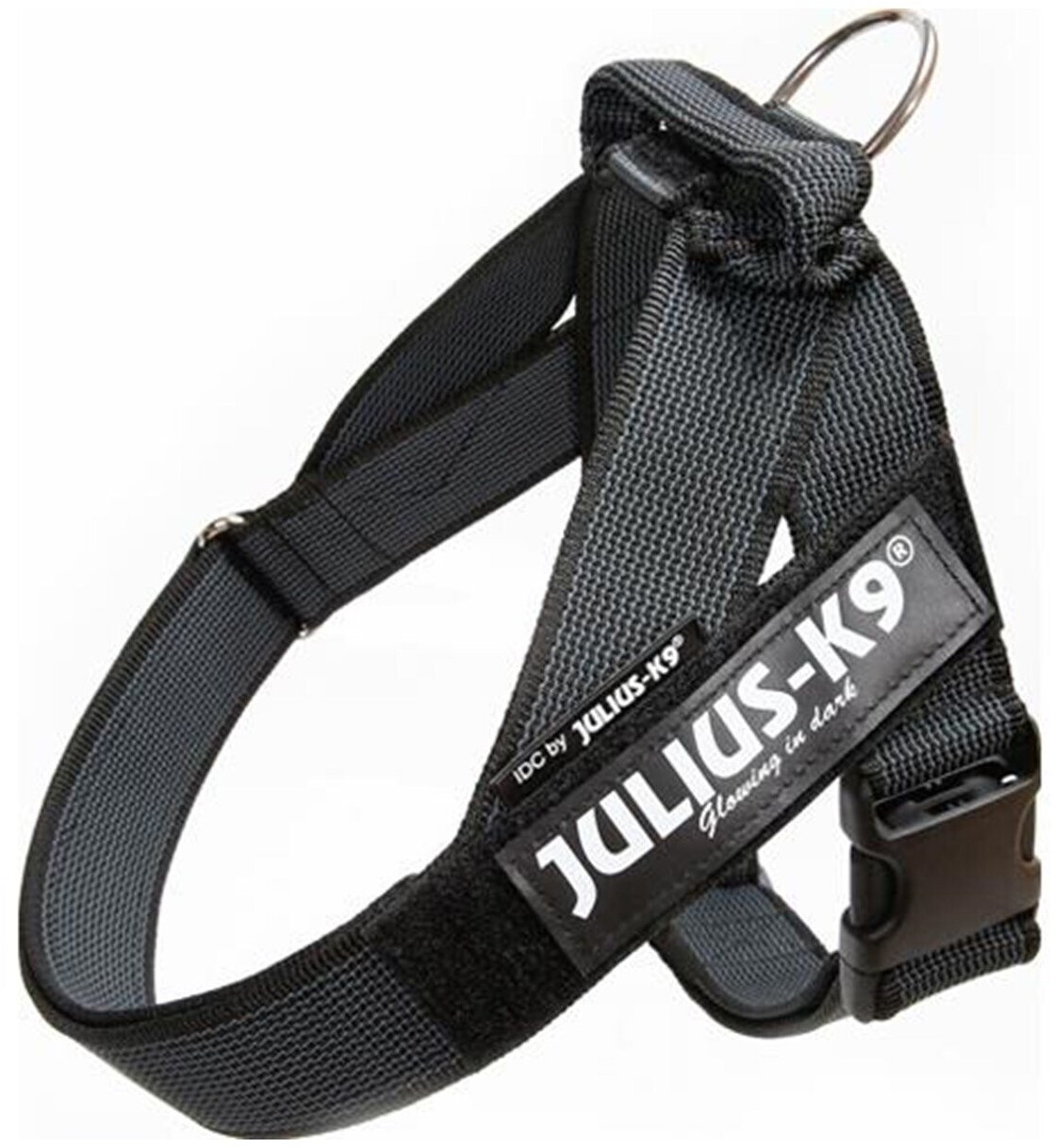 Julius K-9 IDC Belt Harness Color & Gray Size 1 63-81cm Black