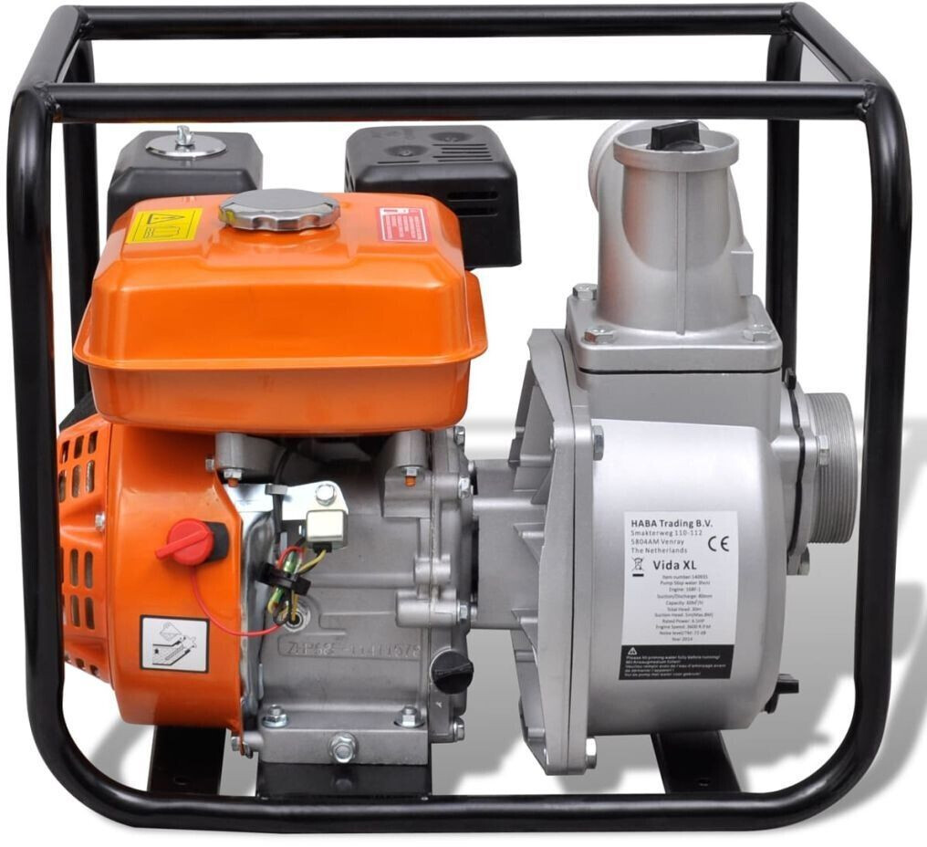 VidaXL Pompe à eau moteur essence 80 mm