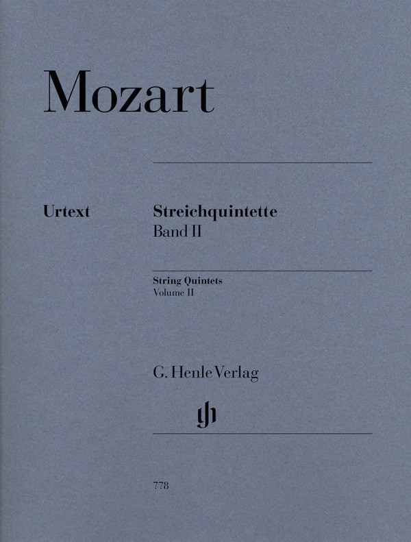 #Henle Verlag Wolfgang Amadeus Mozart – Streichquintette, Band II#
