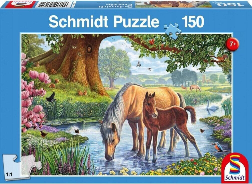 Schmidt Chevaux dans le ruisseau (150 pièces)