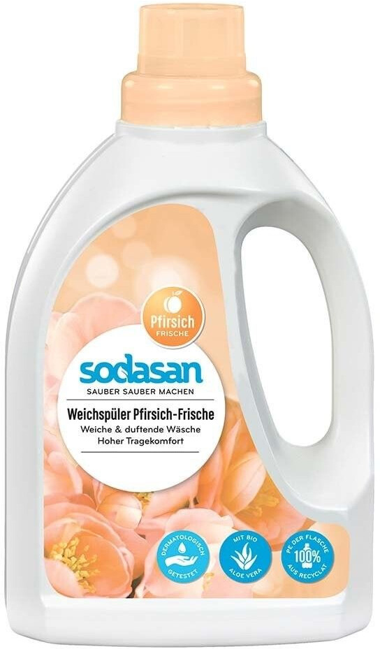 Sodasan Fabric softener 750 ml Peach freshness