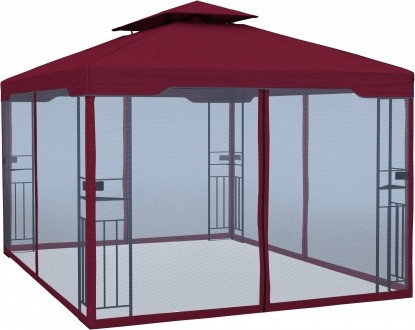 Paramondo Rideaux en tissu moustiquaire pour tonnelle Deluxe