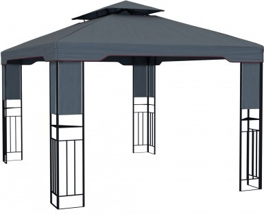 Paramondo Pavillon de jardin Deluxe 3 x 4 m anthracite