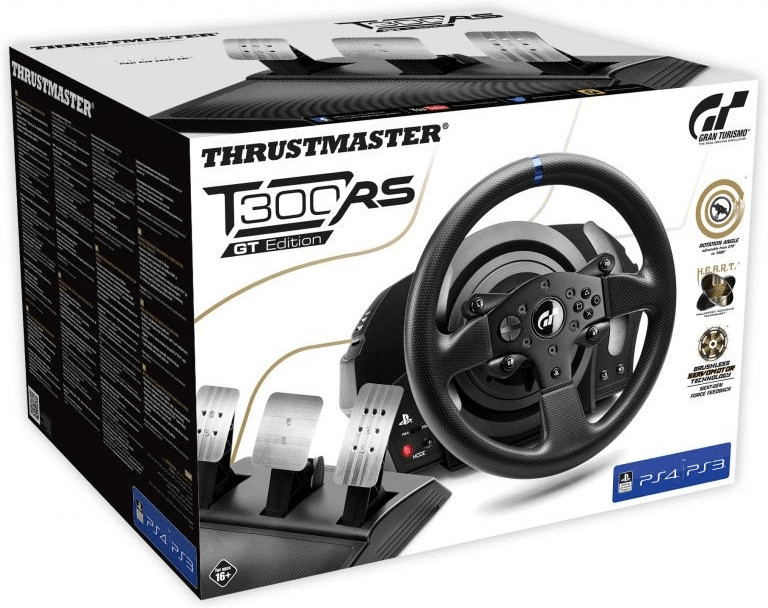 Sotel  Thrustmaster T300 RS GT Noir Volant + pédales Analogique