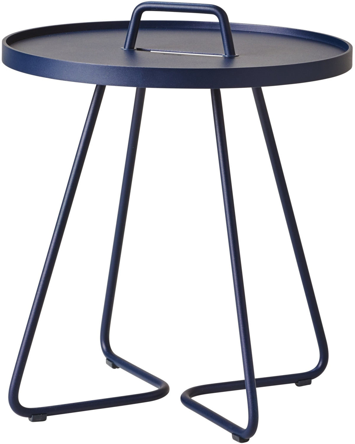 Cane-line Table d'appoint On-the-move bleu foncé