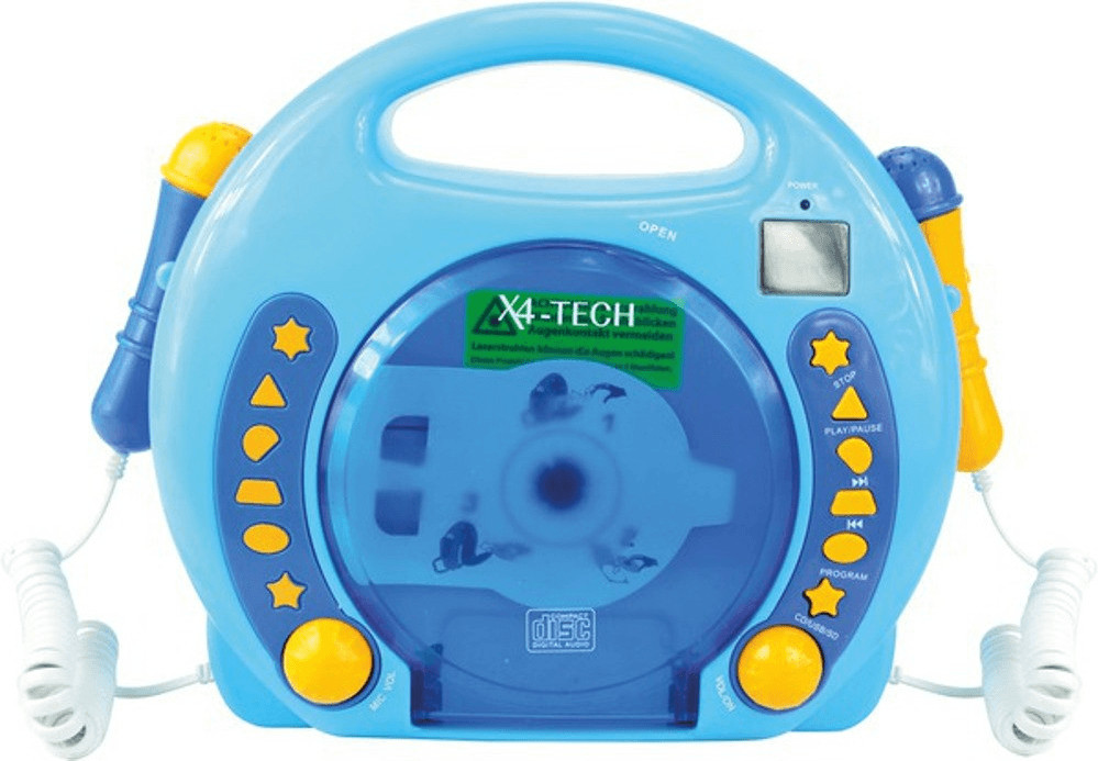 Vorschaubild von Vedes Karaoke CD Player blau Vorschaubild von Vedes Karaoke CD Player blau