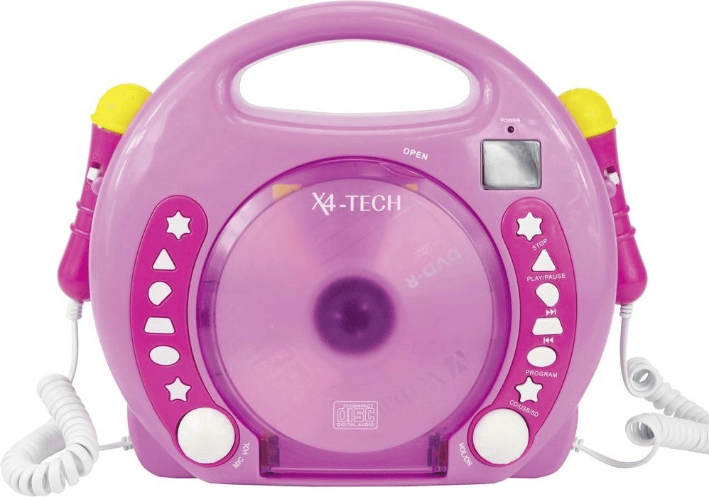 Vorschaubild von Vedes Karaoke CD Player rosa Vorschaubild von Vedes Karaoke CD Player rosa