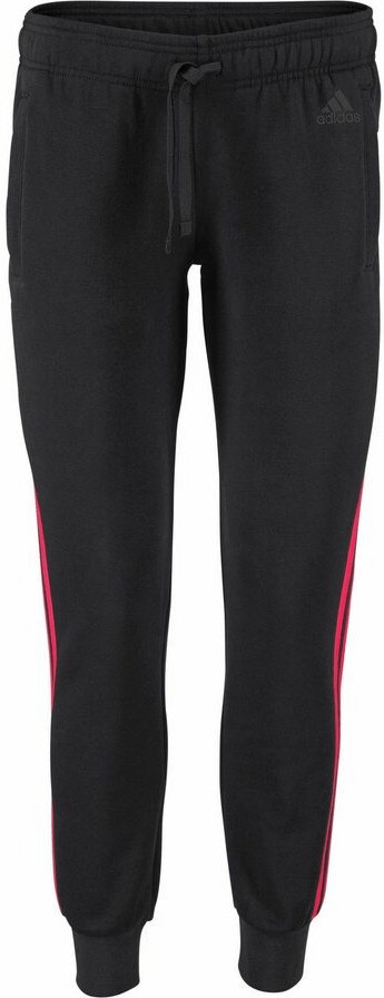 Adidas Essentials 3-Stripes Pant Women Athletics black/core pink